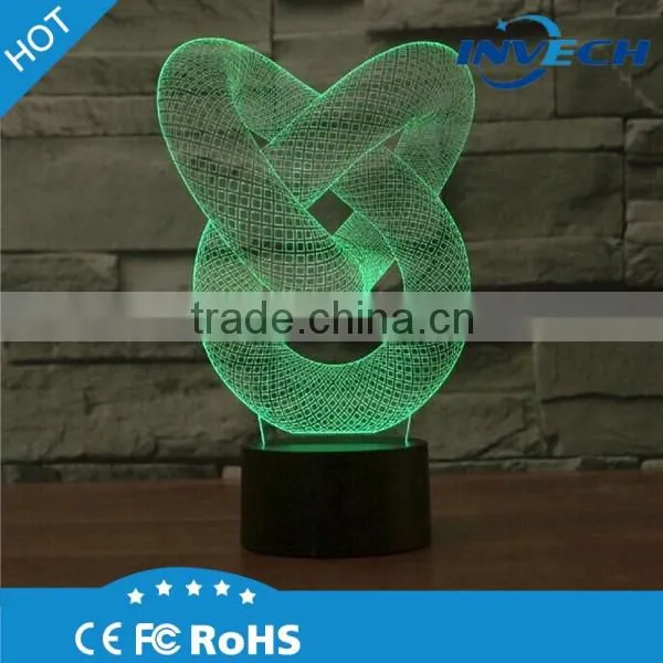 Wholesale high quality christmas fancy childrens battery powered 3D led night lights