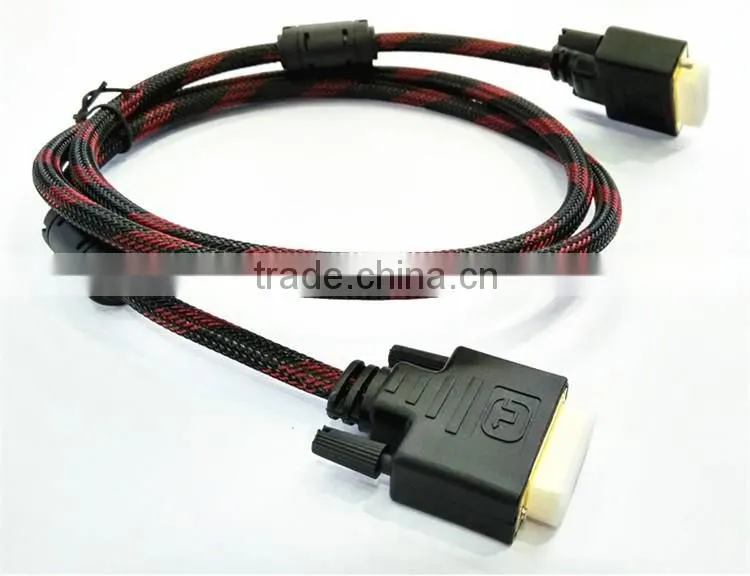 High quality and fast shipping DVI-D Digital to DVI-D Digital 24+1 Dual Link M/M Cable