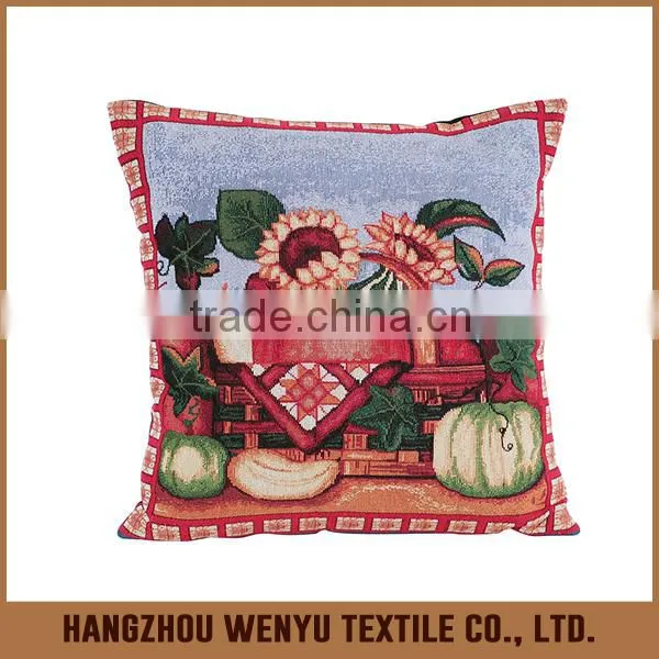 PLUS 2015 factory supplies jacquard fashion christmas home decorative Cushion Cover