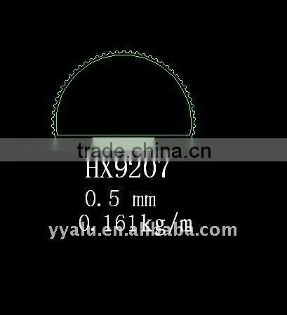 aluminium light part, tube accessories, tube fitting -HX9207