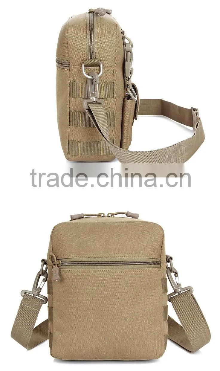 Outdoor multifunctional sport camouflage nylon mini messenger bag