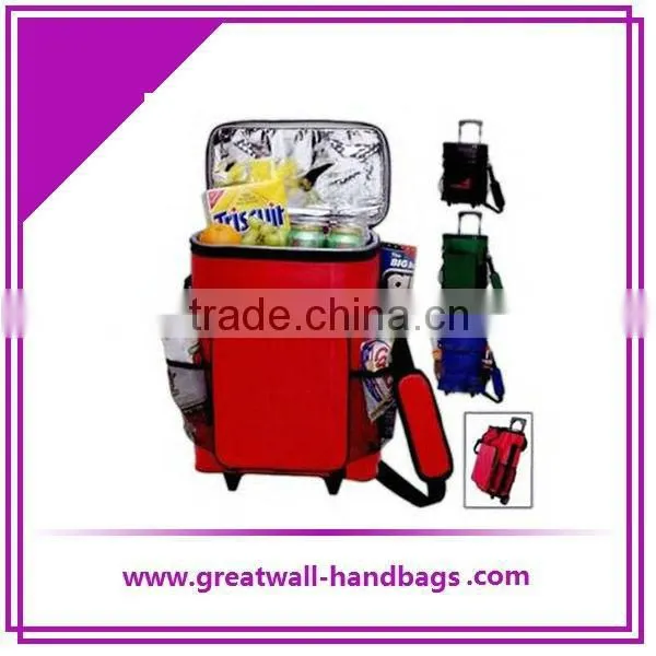 Foldable Shopping Trolley Ice Bag With Chair