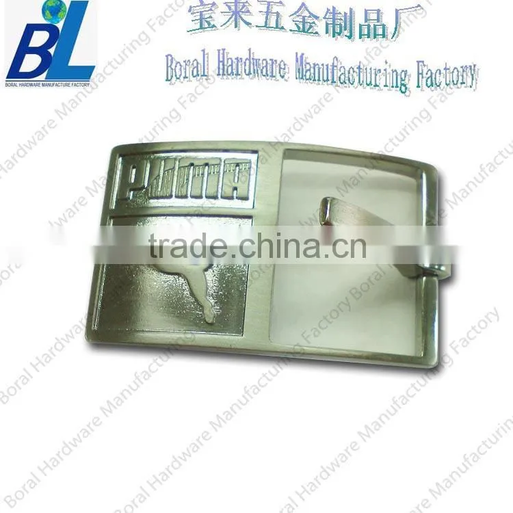 High quality zinc alloy whole metal belt buckle