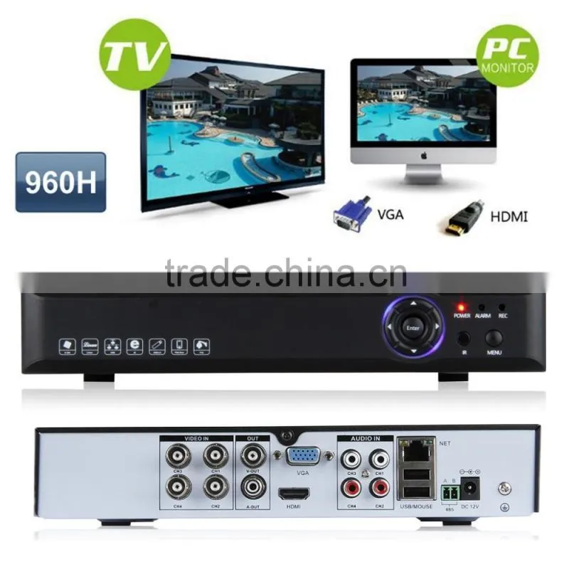 Hybrid CCTV Security 8CH HD AHD DVR 720P Digital Video Recorder AHDH/AHDM Network Monitor,DVR Recorder Max to 8TB P2P/CMS View