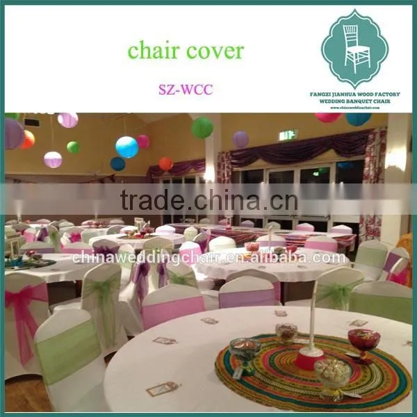 ruffled chair cover wedding chair cover