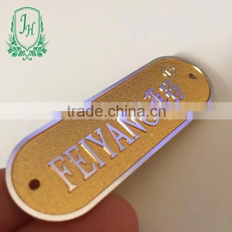 Embossed Aluminum Nameplate,metal aluminum nameplate with color painting