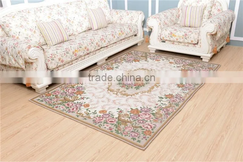 Luxury woven axminster carpet_Qinyi
