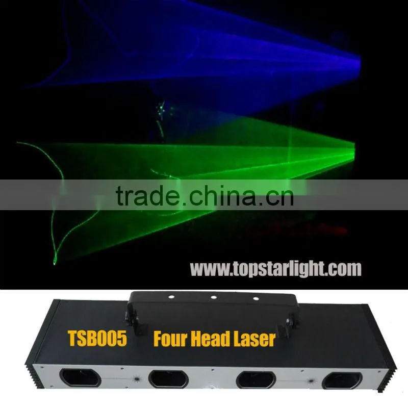 wholesale 4 head laser light Four Head Green &red laser