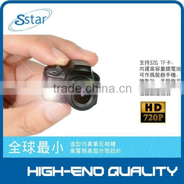 Low illumination mini hidden camera (night vision camera)