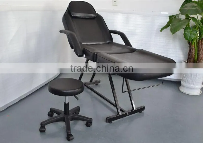 new stylish massage bed with salon stool; pop popular beauty bed