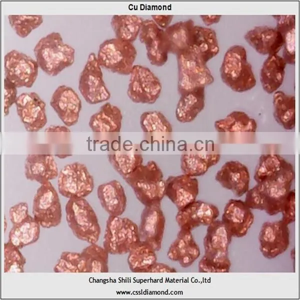 industrial synthetic Cu coating diamond powder