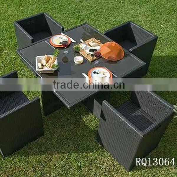 Outdoor Furniture Rattan Table With Table And Chair