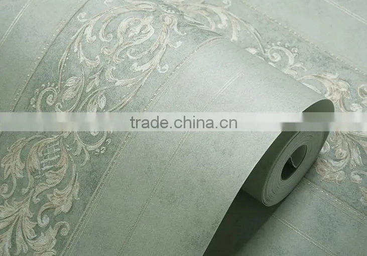 embossed european royal wallpaper design for home