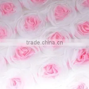 Hot sale flower sequin embroidery fabric for dress