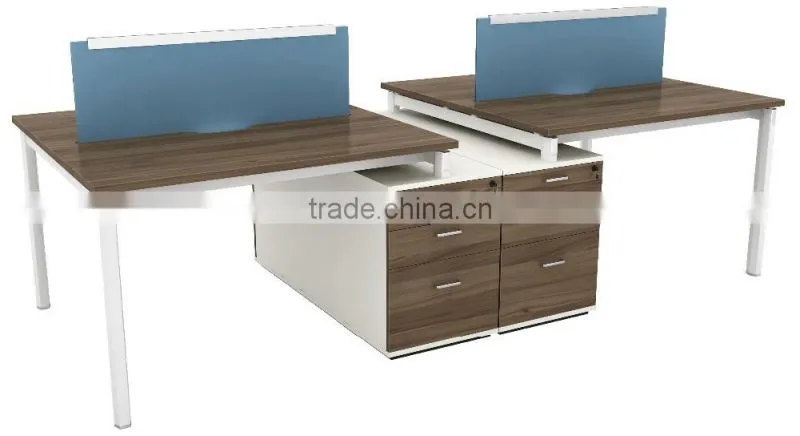 New and fashion design Office desk workstation with privacy screen modular furniture LT-W1212A