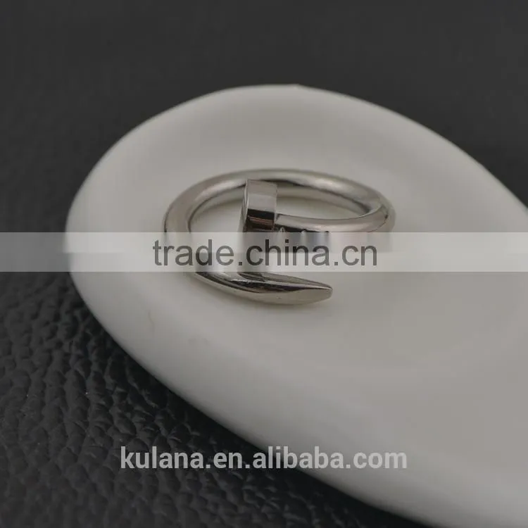 Fashionable Free Size Nail rings for women