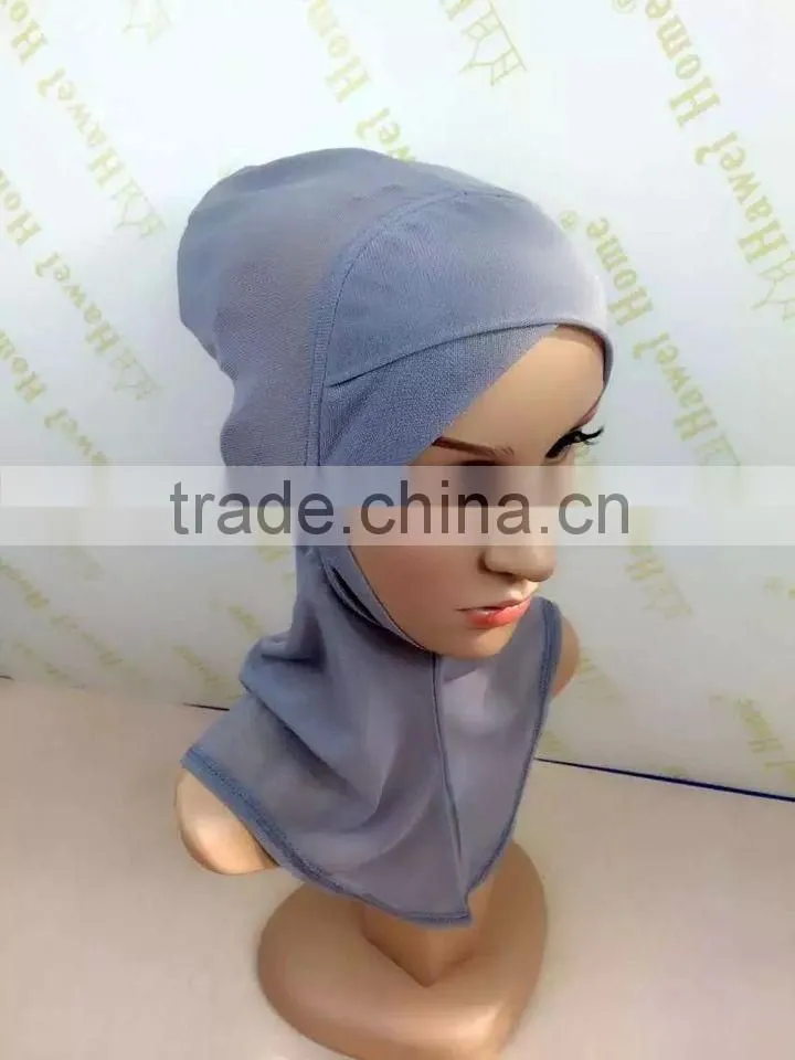 C075 new criss cross thin net ninja inner underscarf with slim face design