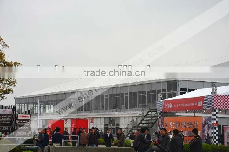 double deck event tent for public food party
