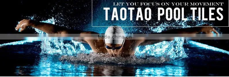 240x115 black glossy glazed swimming pool tile