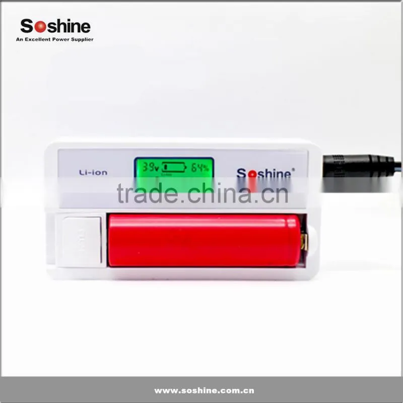 Soshine SC-S7 LCD multi-function charger for Li-ion Ni-MH and LiMn battery charger
