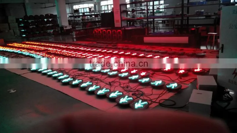300mm Yellow full ball traffic light module with small lens
