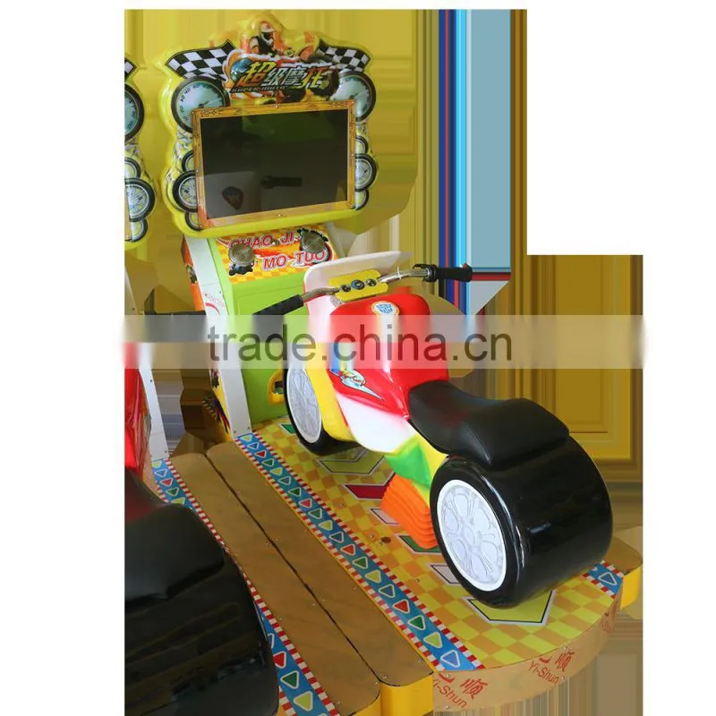 LED Screen Super Bike Motorcycle Racing Game Machine In Coin Operated