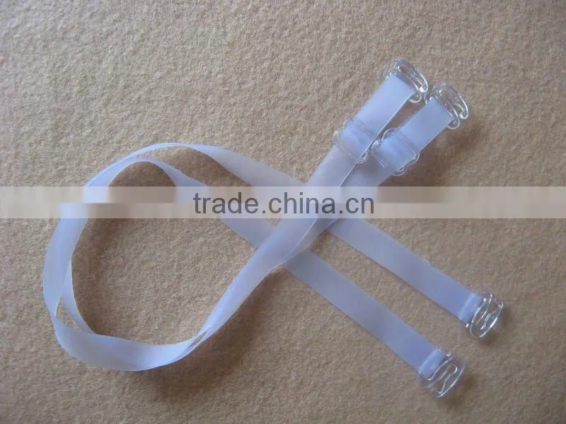 invisible elastic silicone bra strap/silicone invisible bra straps with different color