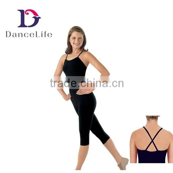 A2623 Adult's Capri length camisole unitard spandex unitard dance unitards