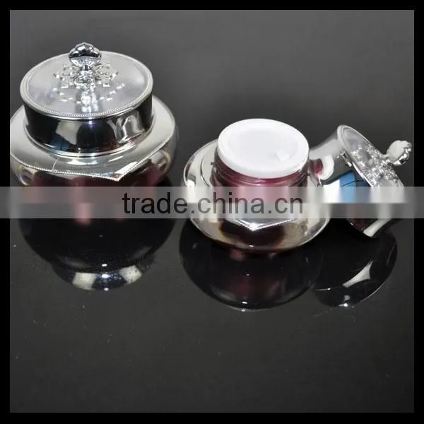 2013 Fashion 50G Empty and Cheap Cosmetic Packaging/Unique Double Wall Jar