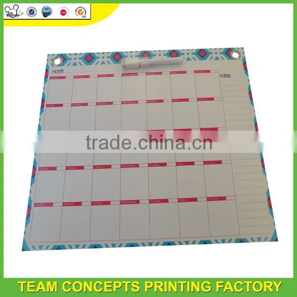 Low cost 2016 wall calendar printing