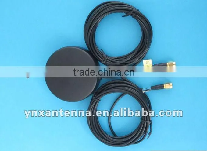 GPS +GSM Combination Antenna for Car RG 174 Cable with SMA Conntector