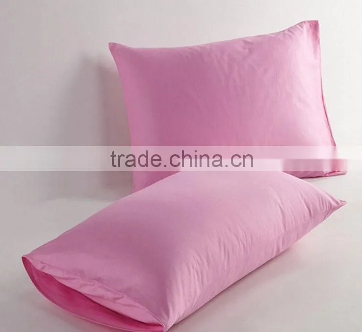 custom pure 100% cotton twill pillow cases