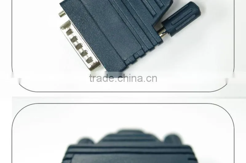 Dark blue high density LFH60 Loopback adapter DB60pin compatible with Cisco WIC-1T
