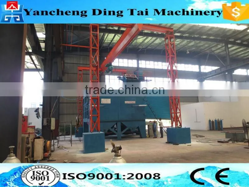 Dish head hook type shot blasting machine/shot blaster