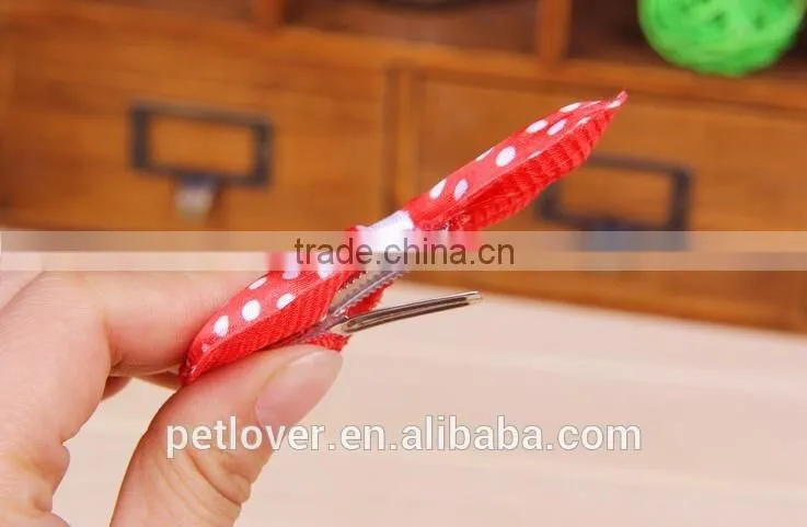 2016 new pet product pet ribbon bow