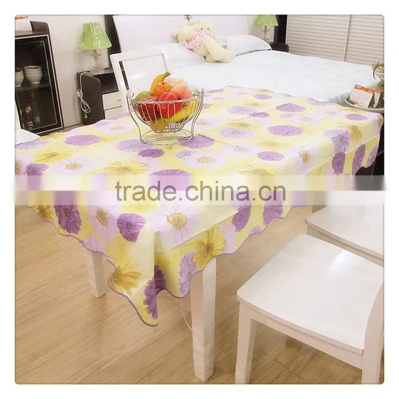 PVC Waterproof And Oilproof Restaurant Home Table Cloth