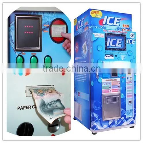 Made In China Factory Prices 304 Stainless Steel Full Automatic Commercial Ice Vending Machine For Sale