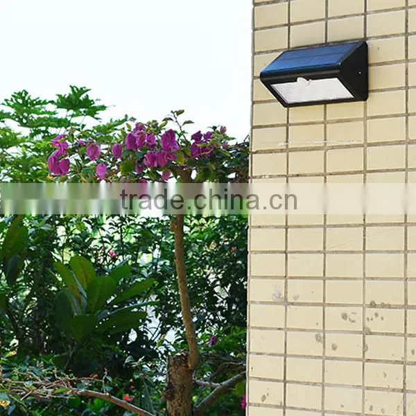 Waterproof outdoor mnre approved solar motion sensor light