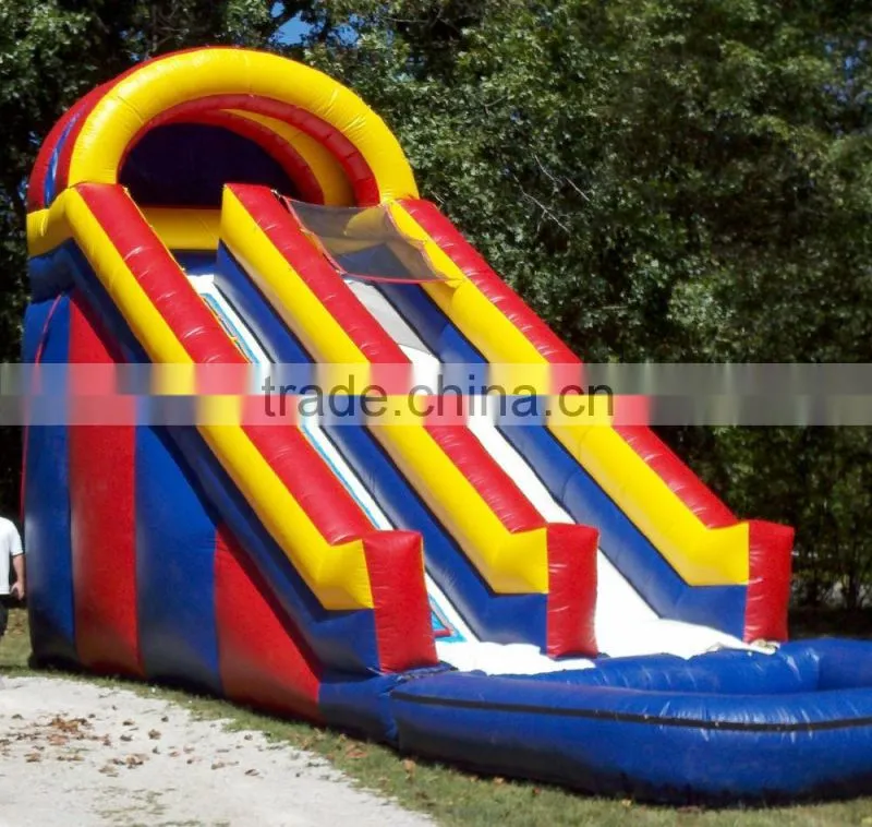 Happy Hop Inflatable Bouncer-9517 Giant Children Inflatabtable Super Crocodile Water Slide