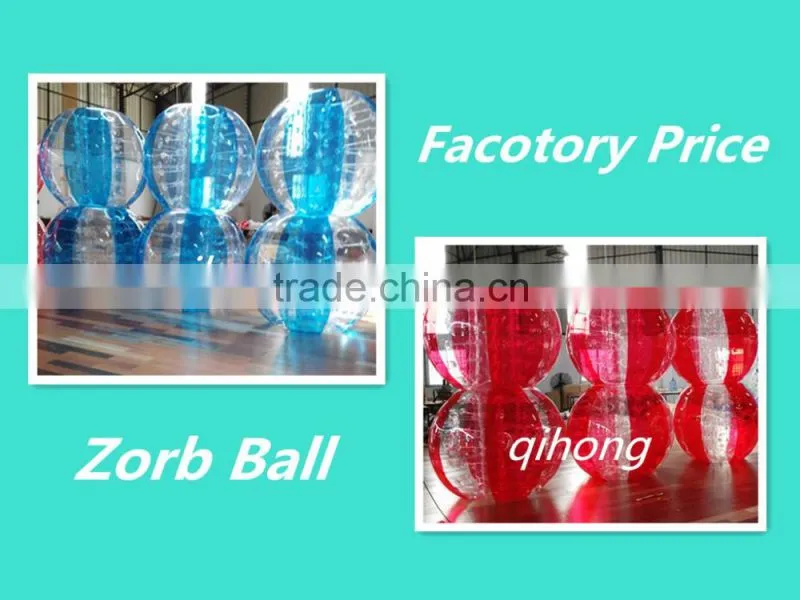 high quality and cheap inflatable zorb ball, large inflatable ball, body zorb ball