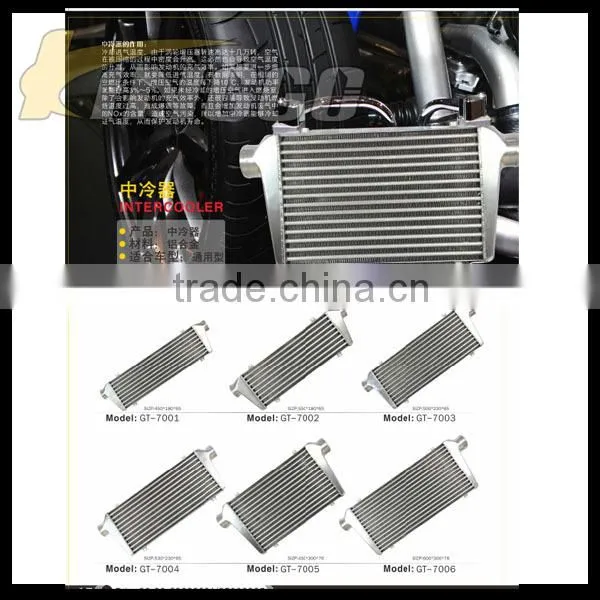 High Performance Intercooler Aluminum Universal Engine Intercooler For Racing Car