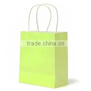 2016 Wholesale China Factory Recycled Colorful Kraft Paper Bag
