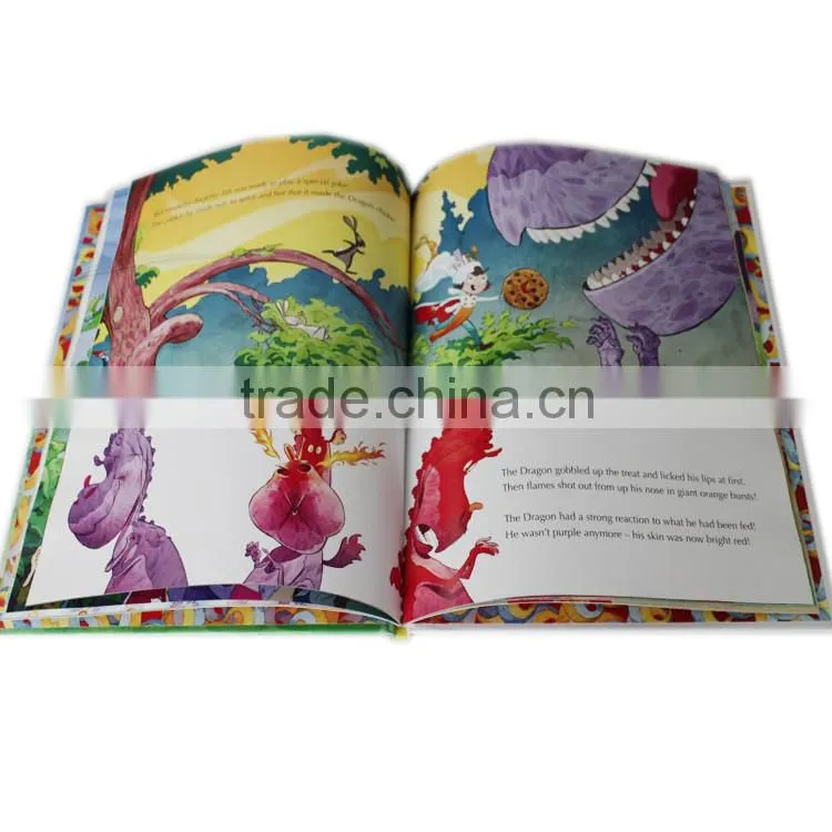 Fine hardcover book printing for children learning