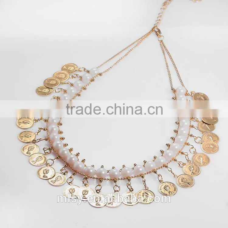 Fancy fluorescent hanging loops chain Brightness F1-80143