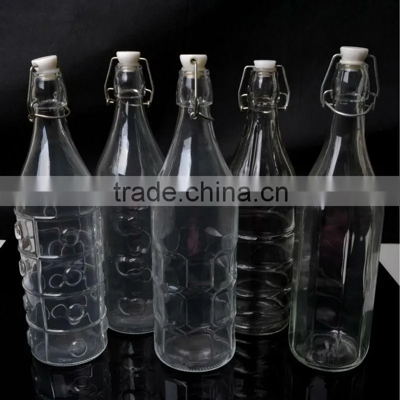 Swing Top Round Empty Juice Bottles Wholesale