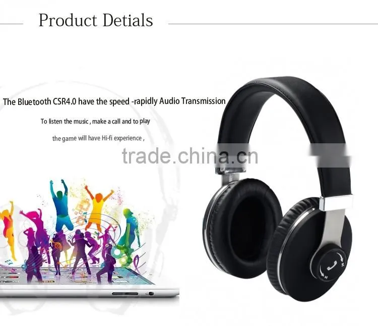 ULDUM hot sale 2015 stereo wireless bluetooth headphones