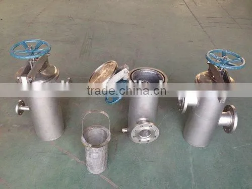 Stainless Steel water Basket piping filter