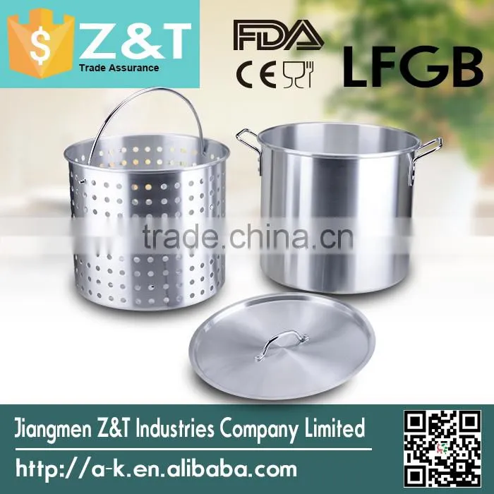 8pcs stock pot big camping stock pot commercial with Cover