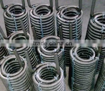 High anti-corrosion corrugated titanium tube bending in coil can used for heat exchanger water storage as cooling or heating