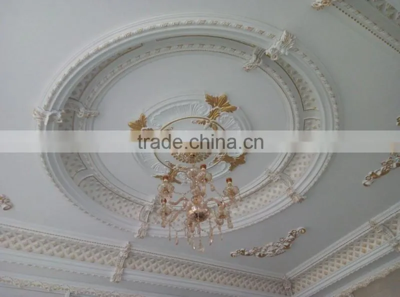 high density quality factory price pu polyurethane lamp holder/pu foam ceiling moulding/medallion